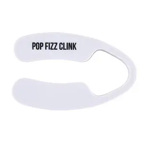 "Pop Fizz Clink" Foil Cutter - Lightweight Plastic Wine Bottle Opener Utensil with Drawstring Storage Pouch Kitchen