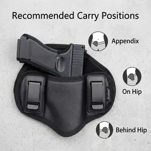 IWB Holster PU Leather Compatible with 9mm, SCCY CPX-2 9mm, P320, Taurus G2C, G19 Gun Pistol Holsters