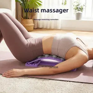 Lumbar Spine Relaxer Stretching Slim Shoulder Thin Back Yoga Spine Correction Hunchback Relaxation Massager Waist Support Lumbar Back