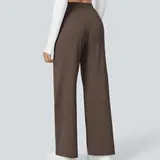 Halara Flex High Waisted Plicated Side Pocket Straight Leg Work Pants