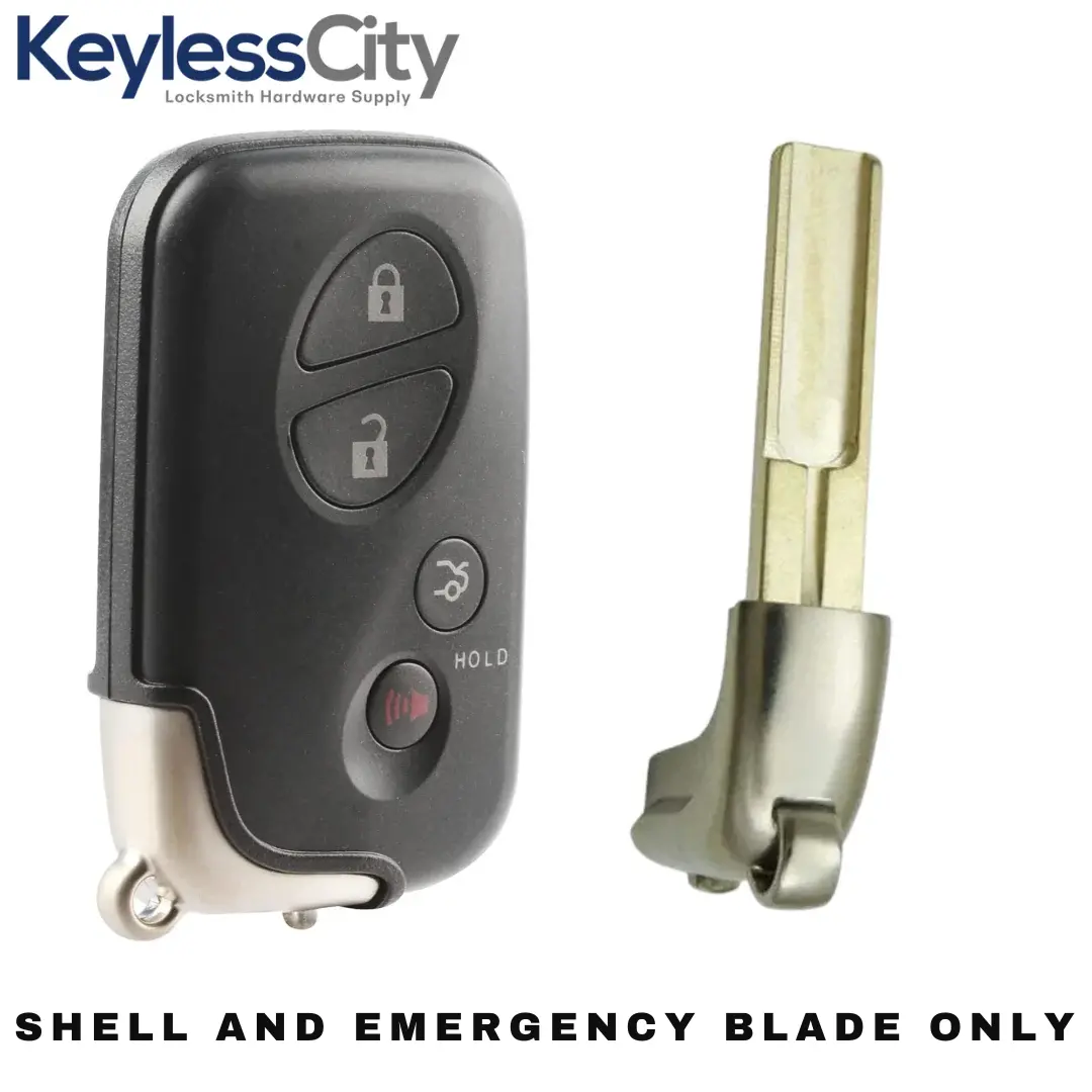 2006-2012 Lexus / 4-Button Remote Smart Key SHELL / HYQ14AAB HYQ14ACX HYQ14AAF (AFTERMARKET)