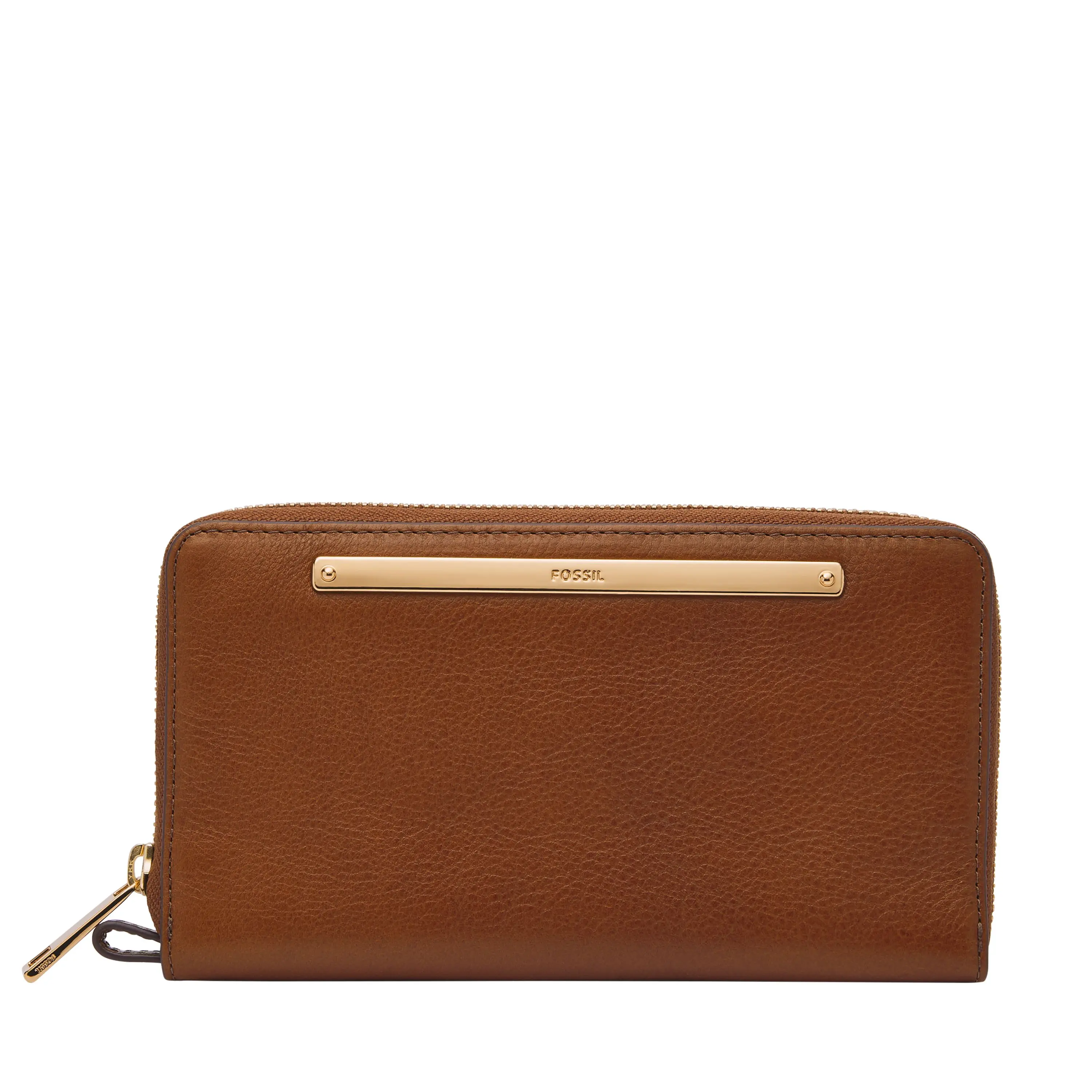 Fossil Women's Liza Leather Zip Around Clutch