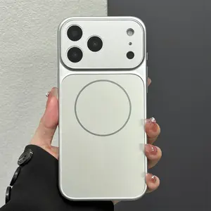 Magnetic Phone Case for iPhone 17/16/15/14 Pro Max, Anti-Drop Protective Cover with Lens Film, Matte Finish, New Air Model