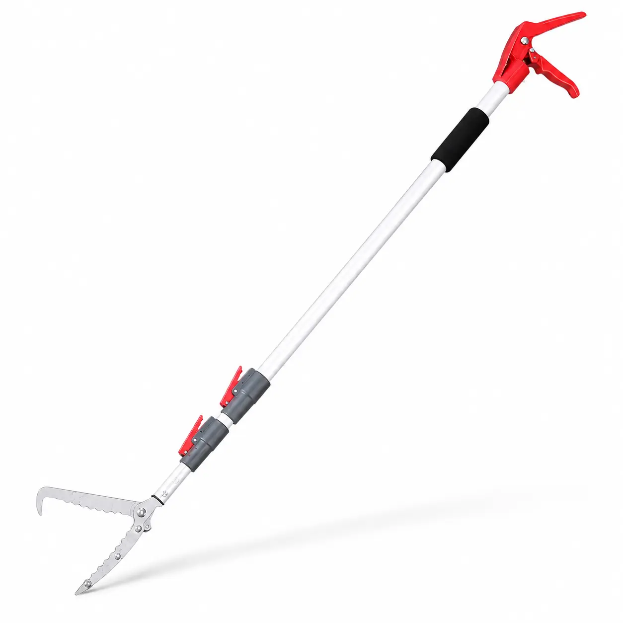 Heavy Duty Extra Long Telescopic Snake Tongs Anti Slip Reptile Catcher Grabber for Snakes Eels Loaches Outdoor Wildlife Handling Tool