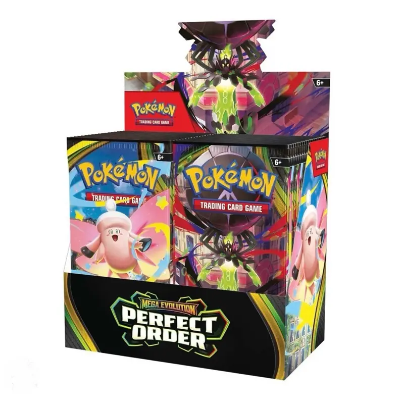 Perfect Order Booster Box - Gold-Pack Chase Non-Sports Trading Card Collectible Storage Solution, Collectible Packaging for Non-Sports Cards Boxes & Packs (No Excess Promotional Add-Ons), Collectible Packaging Non-Sports Cards Boxes And Packs