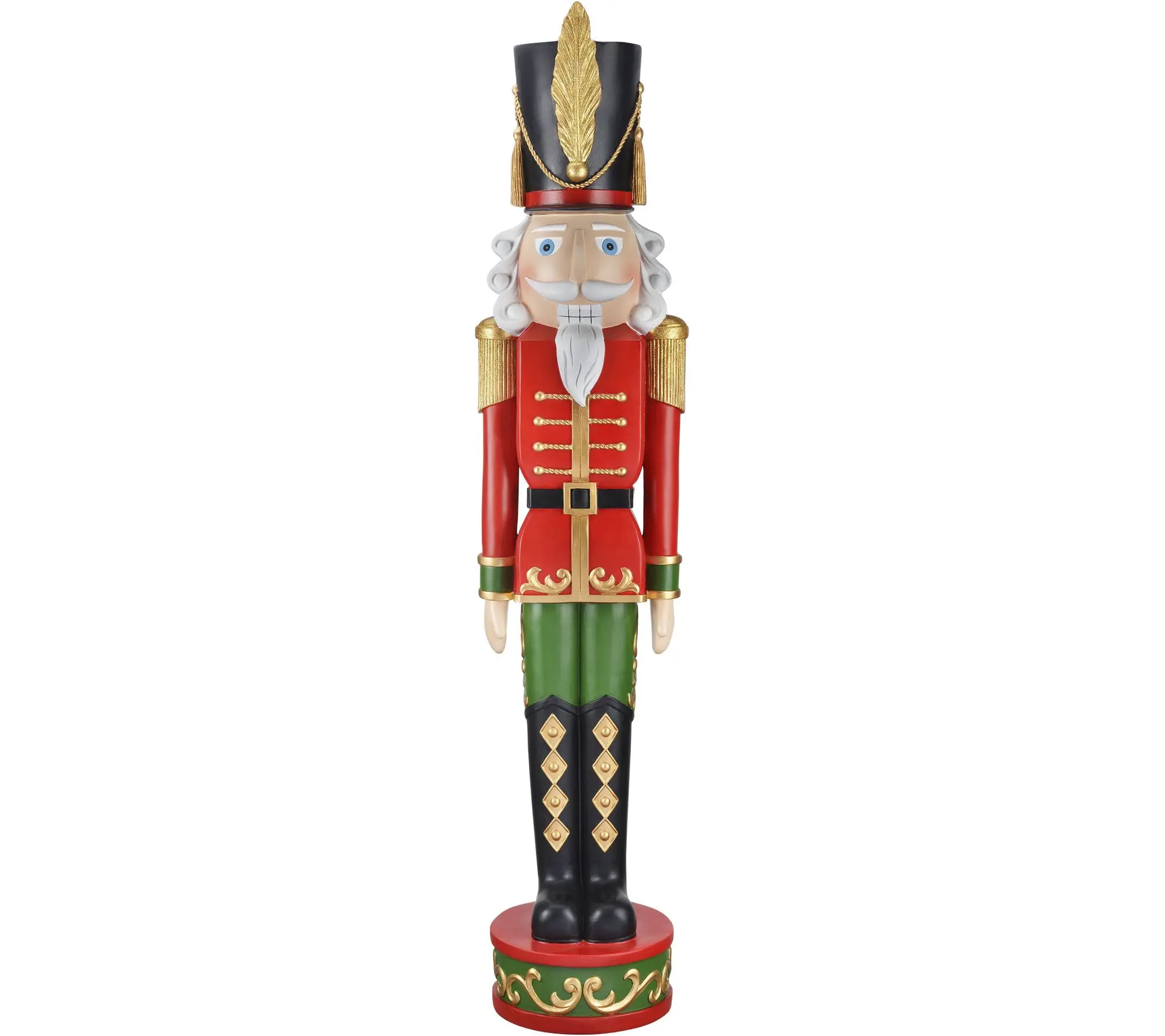 Haute Decor 48" Red and Green Christmas Nutcracker Haute Decor 48" Red and Green Christmas Nutcracker