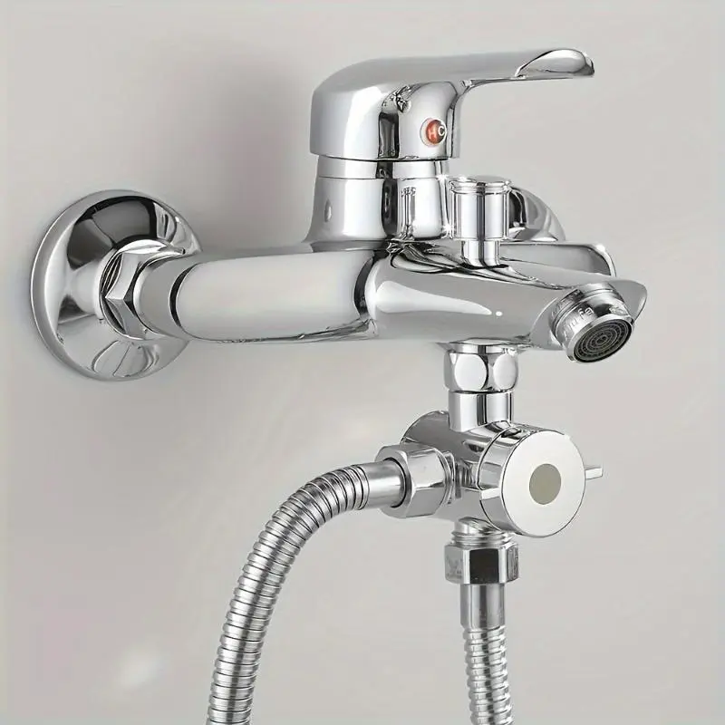 Upgrade Your Shower System With This Universal Shower Arm Diverter Valve! Adjustable Flow Control
