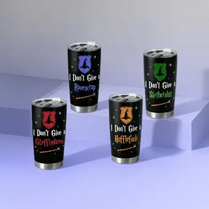 20oz Funny Wizard House Tumbler – Snarky Magic Quote Cup, Sarcastic Ravencrap Hufflefudge Gryffindamn Slythersnark Gift, Humorous Fantasy Nerd Drinkware
