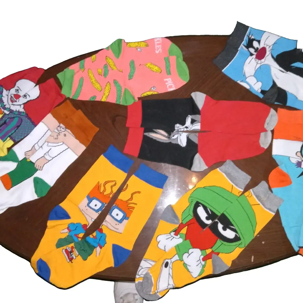 Character Socks Menswear - Assorted Designs Featuring Fun Characters for Men - Man, Tropical, Bestie, Bowling