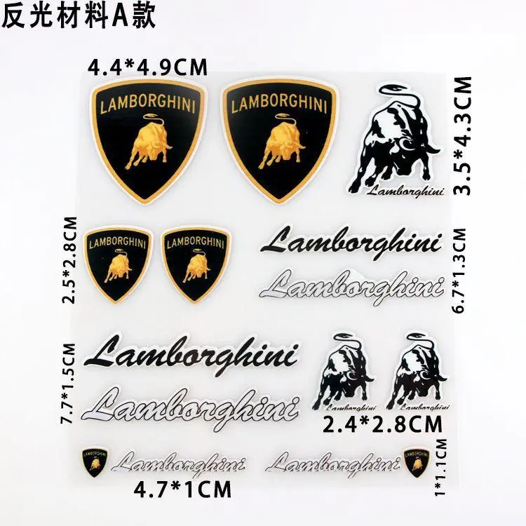 Car Sticker Personalized Decorate Stickers Casual Cover Scratches For Lamborghini Urus Huracan Aventador Premium Accessories