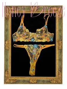 Unique Temptation - Romance 2 piece lingerie set - Honey Breeze Lingerie