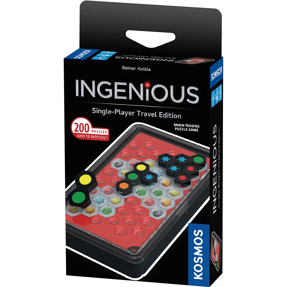 Ingenious: Single-Player Travel Edition, Domino-style puzzle game, Serious Gamers, Casual Players