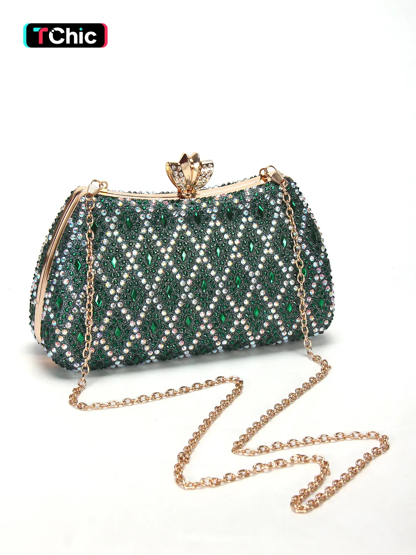 Christmas Women's Evening Bag, Clutch Handbag, Elegant Clutch, Shoulder Crossbody Bag, Holiday Wedding Party Banquet Gift, Evening Purse