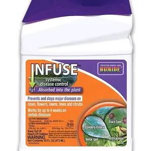 Bonide Infuse Systemic Disease Control, 16 oz Concentrated Solution for Plant Disease Control, Long Lasting & Waterproof