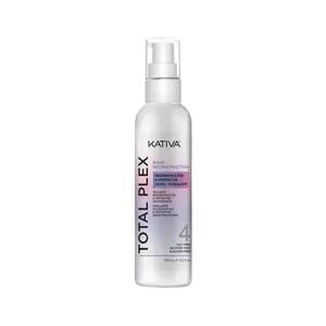 Kativa Total Plex Bond Repair Leave-In 100ml - Strengthens Damaged Hair, Heat Protection, Nano Bond Complex, Vegan Formula Maintenance Haircare