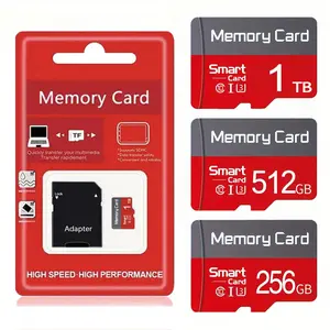 Micro TF Memory Card with Adapter, Worry-Free Data Backup for Micro SD Cards, High-Speed Transmission for Car Entertainment Screens