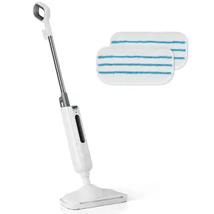 Steam Mop Cleaner for Hardwood Tile Laminate and Carpet Floors with 2 Washable Pads Lightweight Design