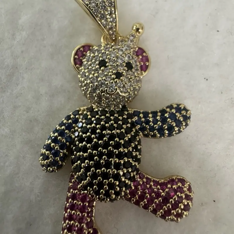 Pendants oso circonias multicolot