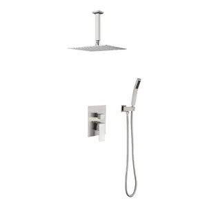 12inch Shower head system overhead shower on-site