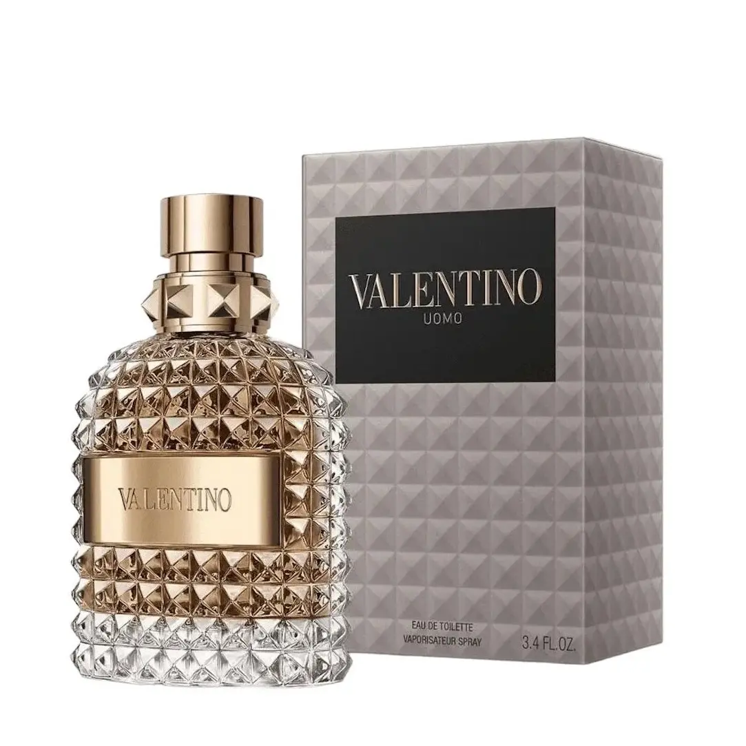 Valentino Uomo Eau De Toilette Spray for Men 3.4 Oz - Hazelnut, Chocolate, Roasted Coffee Beans Notes Valentino Uomo Eau De Toilette Spray for Men 3.4 Oz - Hazelnut, Chocolate, Roasted Coffee Beans Notes