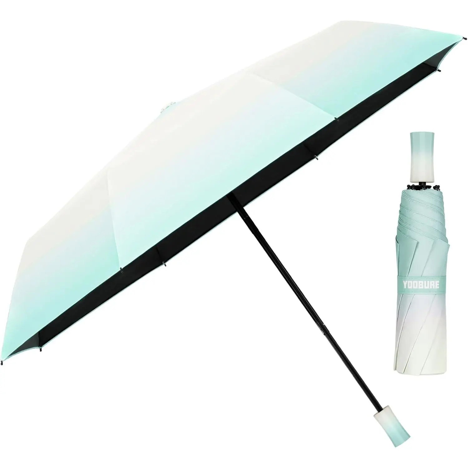 Small Mini Umbrella with Case Light Compact Design Perfect for Travel Lightweight Portable Parasol Outdoor Sun&Rain Umbrellas