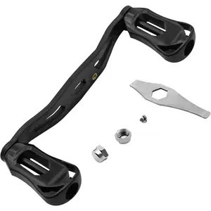 Carbon Fiber Fishing Reel Double Rocker Arm Handle Replacement Parts for Baitcasting Reel