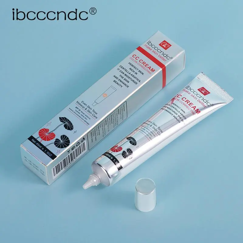 Lightweight two-tone CC cream featuring color-adapting technology, SPF 30, water-based formula, suitable for all skin types. Moisturizing sun protection for a natural nude makeup look. Broad Spectrum Radiance Double-Layer Matte Air Cushion BB