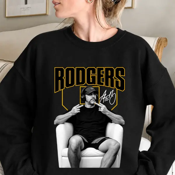 Aaron Rodgers Sweatshirt, Pittsburgh Football Tee