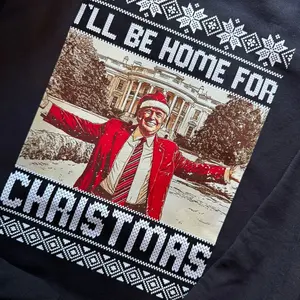 Trump I’ll be Home for Christmas Sweater