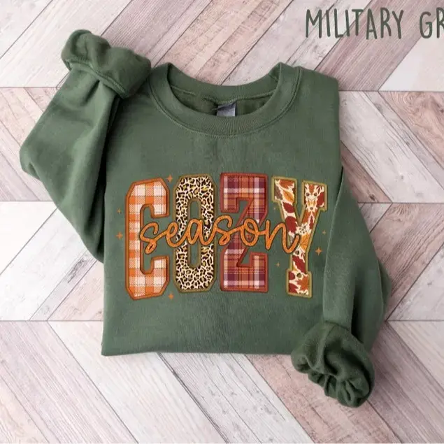 Cozy Season Sweatshirt/T-Shirt, Get Cozy Sweatshirt, Fall Graphic Tee, Sweater Weather, Spooky Season, halloween sweatshirts, Fall Sweatshirt, GILDAN Shirt, Gift Idea, For Man, For Woman, fall outfits