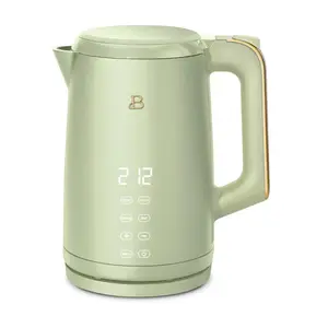 Beautiful 1.7L One-Touch Electric Kettle, White Icing by Drew Barrymore