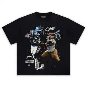 LADAINIAN_TOMLINSON_TEE Vintage 90s Retro Graphic T-Shirt
