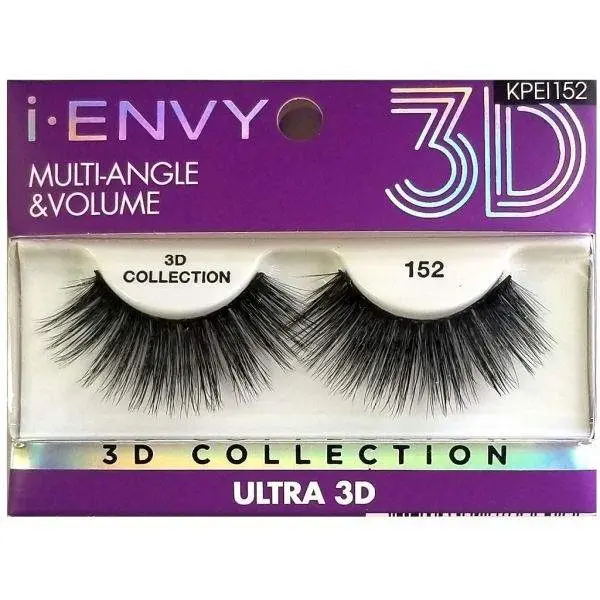 Kiss I Envy 3D Collection 152 Eyelashes - KPEI152 Makeup Cosmetic Eyelash Extensions Eyelashes Extensions Lash Extensions