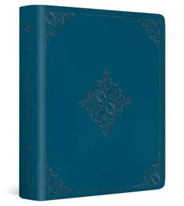 Elegant Religious ESV Journaling Bible (TruTone, Deep Teal, Fleur-de-lis Design): English Standard Version Holy Bible, Elegance