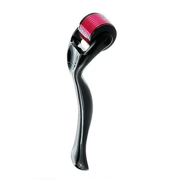 Titanium Derma Roller for Beard Hair Face Skin Microneedle Roller for Women & Men Beard Roller, 0.25mm Adjustable, Smooth & Comfort Hair Growth Treatment Dermaroller