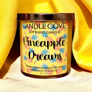 Candle Cove Pineapple Dreams Candle 8.4oz