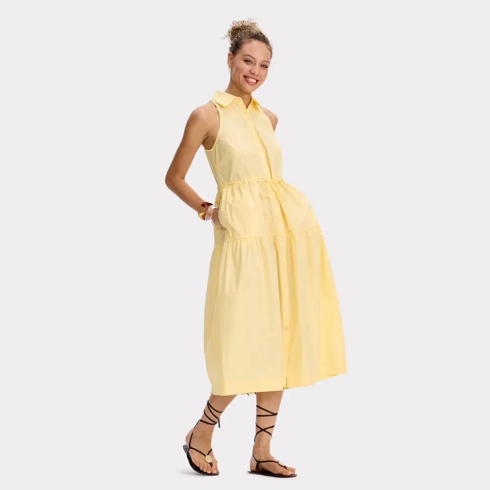 Women's Poplin Maxi Shirtdress - Universal