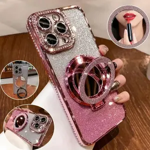 Phone Case with Lens Protector, Fashion Phone Protective Cover, Lightweight Stylish Shockproof Cover, Phone Accessory Compatible with iPhone 16 15 14 13 12 Pro Max, Casing, Protection, Smartphone, Shockproof Casing