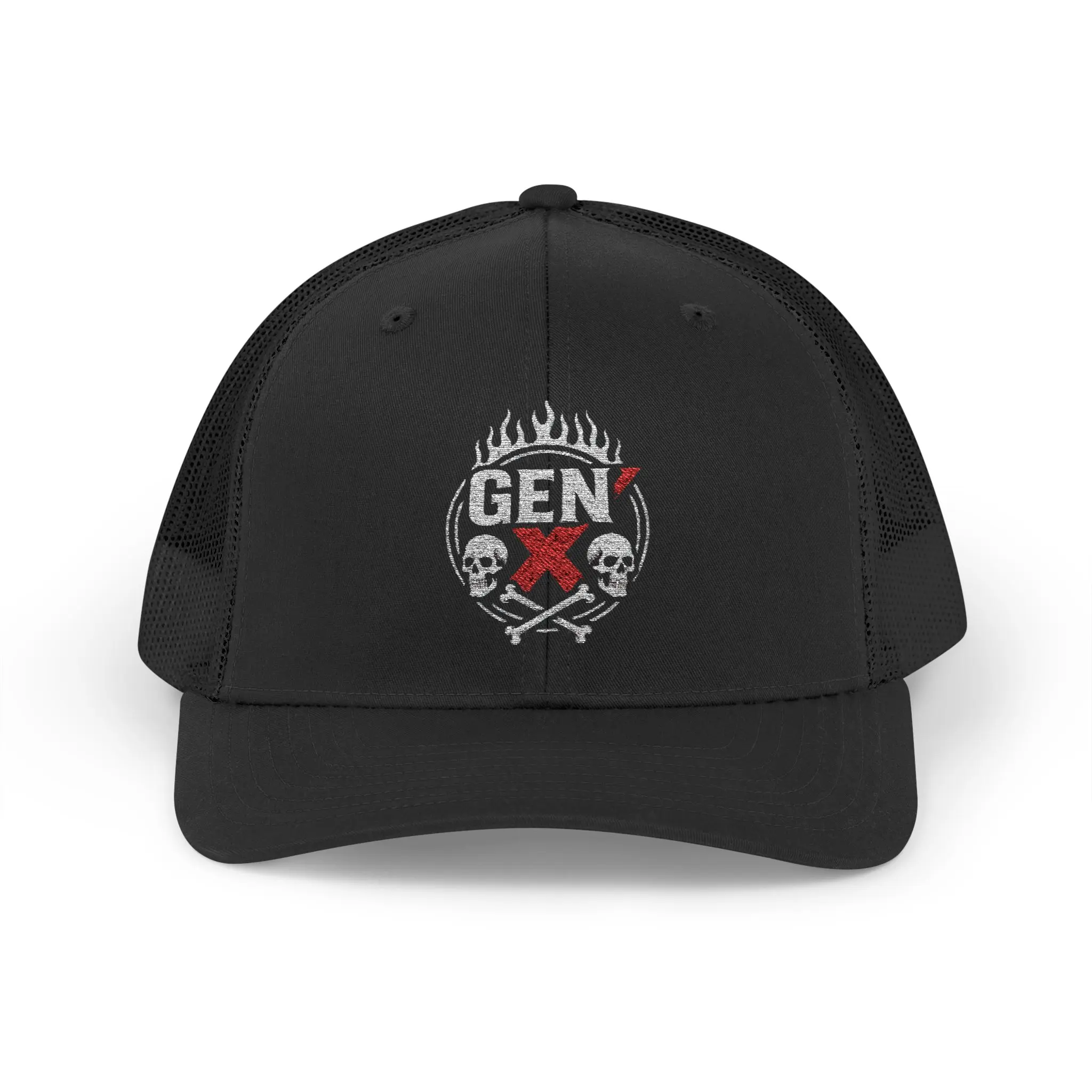 Gen X Trucker Cap Snapback Hat, Best Generation Vintage Style Baseball Cap, Retro Truck Driver Cap, Cool Hipster Hat, Adjustable Mesh