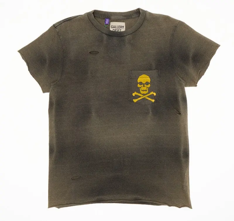 Gallery Dept. Men's Zip Tee Vintage Black, from StockX