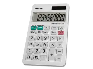 Sharp EL-377WB Large Pocket Calculator 10-Digit LCD EL377WB