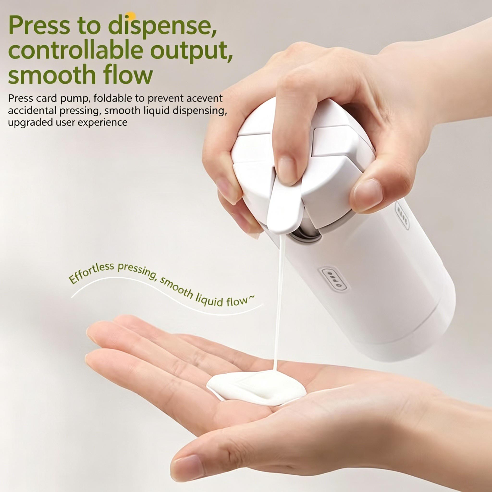 UFORU 4-in-1 travel refillable split bottle set, wash dispenser, necessary for skin care and beauty travel, suitable for shampoo, lotion, skin care products