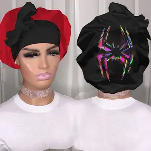 Spider-verse Themed Bonnet Hair Care Comfort
