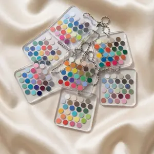 12 Seasonal Color Acrylic Keychain | Small Portable Personal Color Analysis Palette Swatch Card | Plastic Pocket Color Chart Guide & Gift