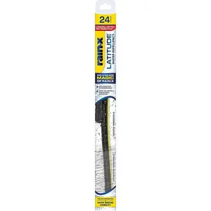 Rain-X 5079280-2 Latitude 2-In-1 Water Repellent Wiper Blades, 24 Inch Windshield Wipers (Pack Of 1), Automotive Replacement Windshield Wiper Blades With Patented Water Repellency Formula