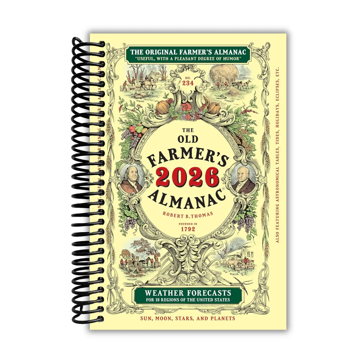 The 2026 Old Farmer's Almanac Trade Edition: The Beloved and Bestselling Annual Collection of Weather Forecasts and Useful Information
