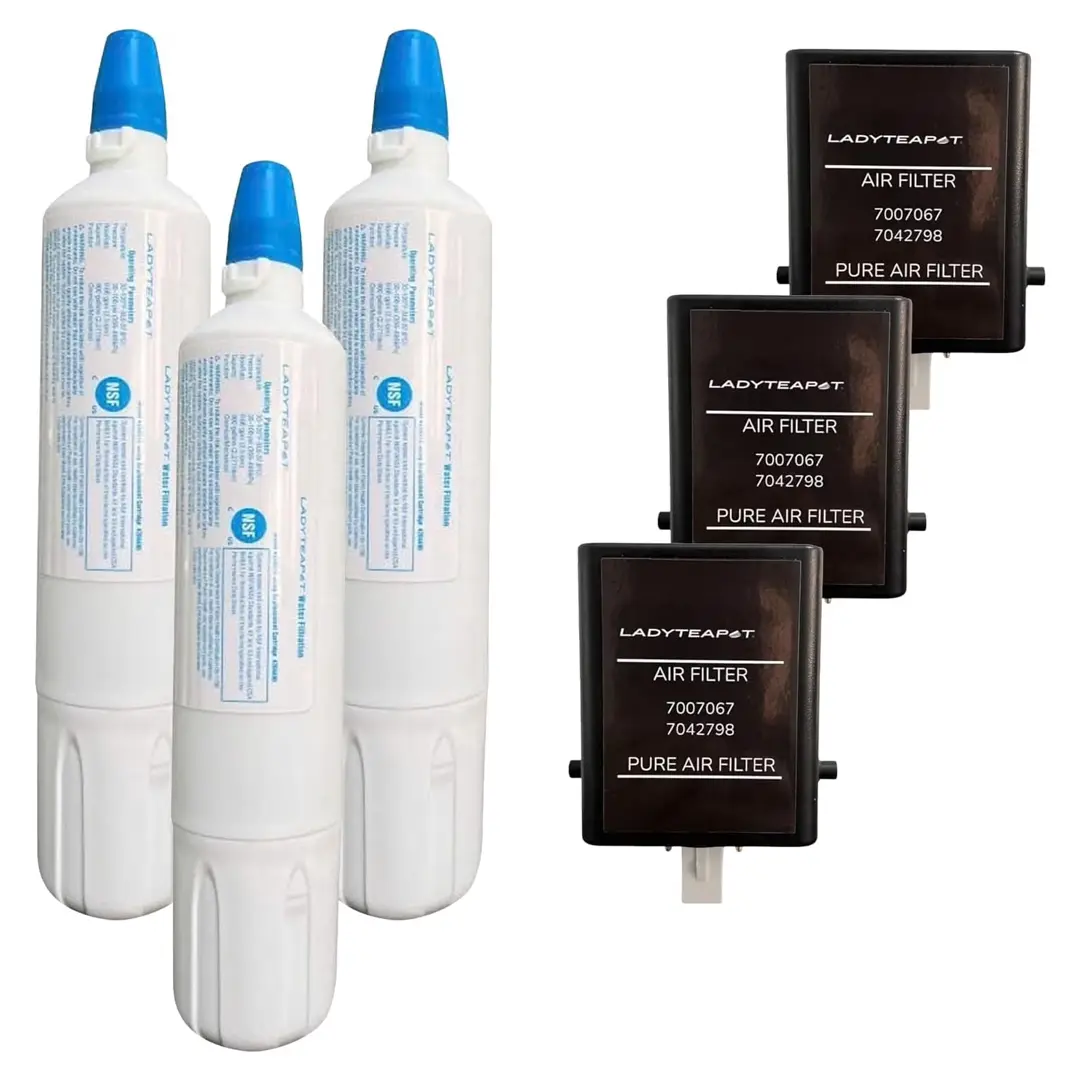 Sub-Zero Refrigerator Replacement Water and Air Filter Combo Pack 4204490 7007067