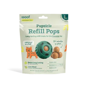 Pupsicle Refill Pops - Mess Free Enrichment Treats, Easy to Pop into Your Pupsicle Toy