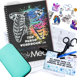 Give Me Everything! NURSE Bundle featuring our Nurse Workbook, planner and accessories is perfect for new grads or experienced nurses