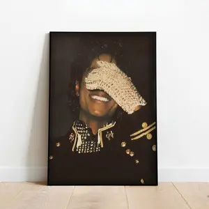 Michael Jackson  king of pop Poster , Product without frame